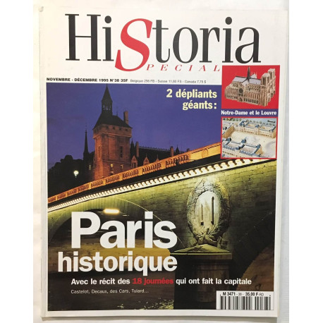 Paris historique (avec ses 2 dépliants géants)