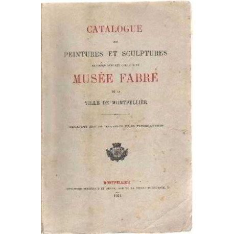 Catalogue des peintures et scumptures exposées dans les galeries...