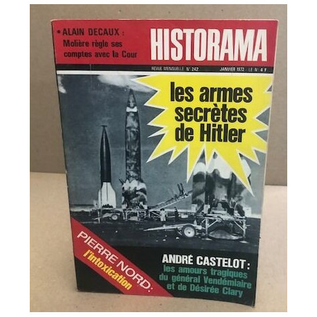 Historama n° 242 / les armes secrètes de hitler