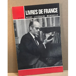 Livres de France Revue littéraire mensuelle/aout-septembre 1966 /...