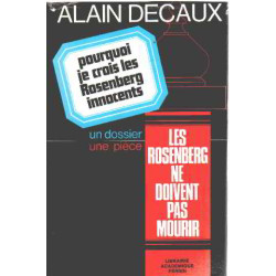 Pouquoi je crois les rosenberg innocents - les rosenberg ne...