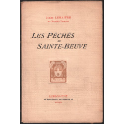 Les péchés de sainte-beuve (édition originale n°405 sur 500)