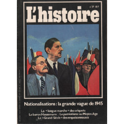 L'histoire n° 37 / dossier : nationalisations : la grande vague de...