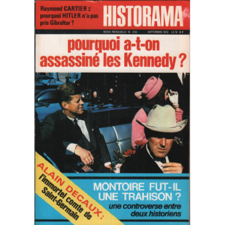 Revue historama n° 250 / pourquoi a- t'on assassiné les kennedy