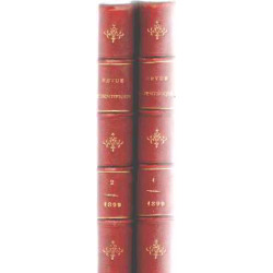 Revue scientifique (revue rose) - 2 tomes/ année 1899