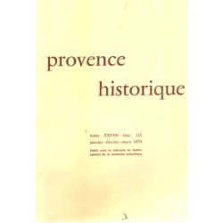 Provence historique/ tome XXVIII/fascicule 115