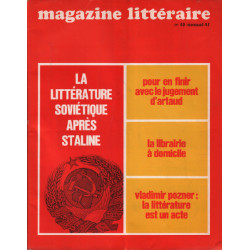 Magazine litteraire n° 49/ la litterature soviétique aprés staline