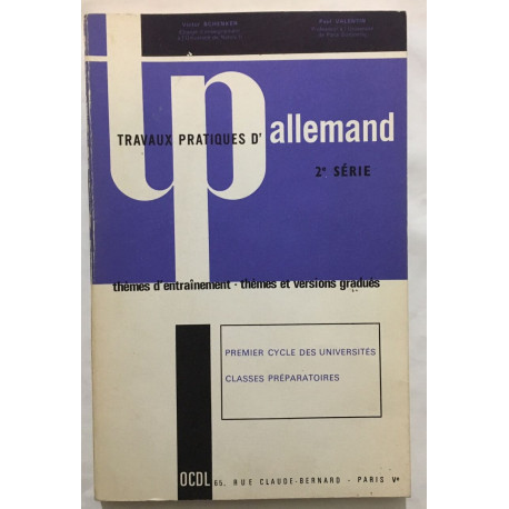 Travaux pratiques d' Allemand : thèmes d'entrainement - thèmes et...