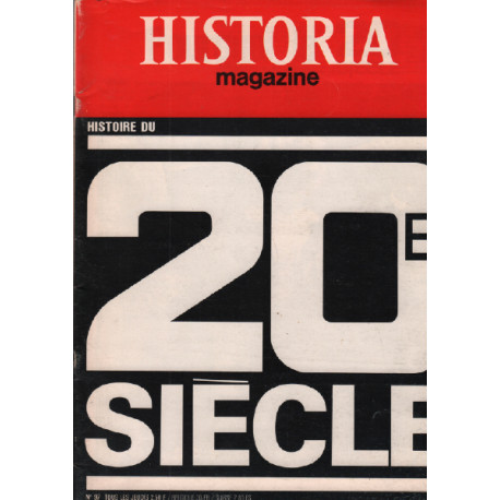 20ème siècle / historia magazine n° 97 histoire du 20ème siècle