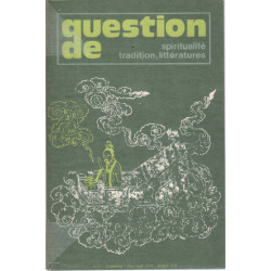 Spiritualité tradition litterature / question de n° 11