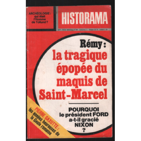 Rémy : la tragique épopée du maquis de saint marcel