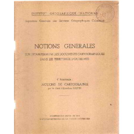 Notions generales sur l'etablissement des documents...