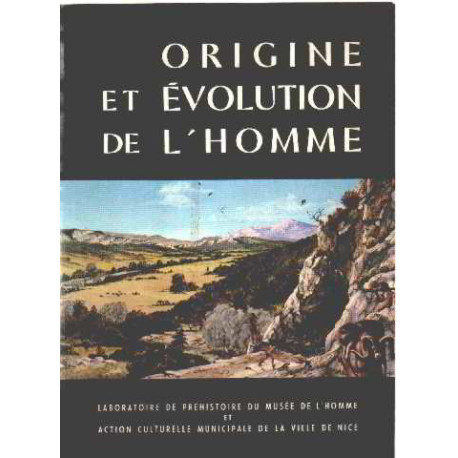 Origine et evolution de l'homme