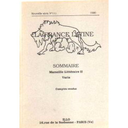 La france latine n° 111/ marseille litteraire II varia