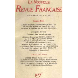 La nouvelle revue française n°467 / EO numerotée sur velin ( n° 6)