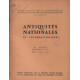 Antiquités nationales et internationales 1962 n° 1 et 2 / sommaire...