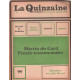 La quinzaine litteraire n° 99 / martin du gard pensée testamentaire