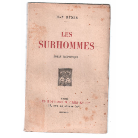 Les surhommes (roman prophétique)