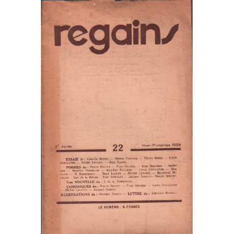 Revue regain n° 22