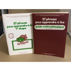 27 phrases pour apprendre à lire /2 tomes