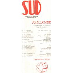 Revue sud numero 48 : william faulkner