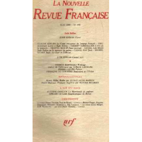 La nouvelle revue française n°448 / EO numerotée sur velin ( n° 6)