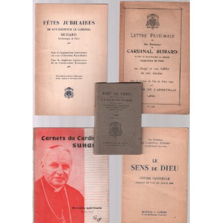 Lot de 5 livres : le devoir de l'apostolat fetes jubilaires le...