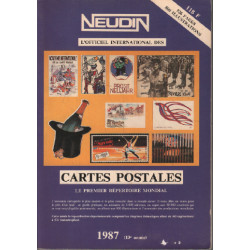 Neudin l'officiel international des cartes postales 1987