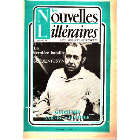 Les nouvelles litteraires n° 2284 / la derniere bataille de...