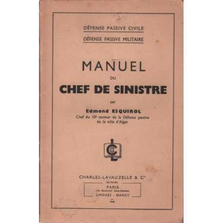 Manuel du chef de sinistre