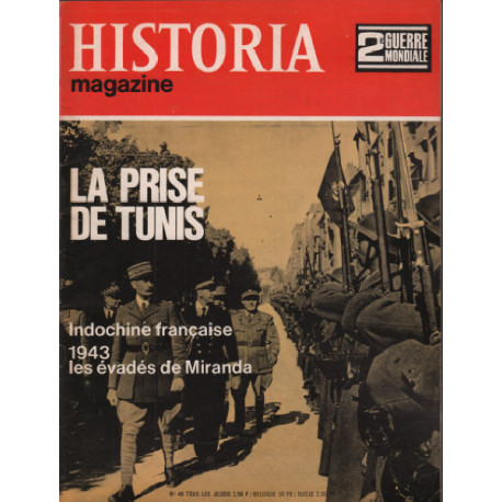 2° guerre mondiale / historia magazine n° 49 / la prise de tunis