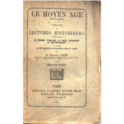 Le moyen age (905-1270 ) - choix de lectures historiques...