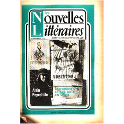 Les nouvelles litteraires n° 2293 / alain peyrefitte :...