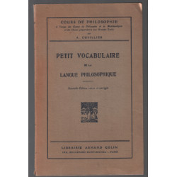 Petit vocabulaire de la langue philosophique