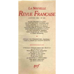 La nouvelle revue française n°492 / EO numerotée sur velin ( n° 6)