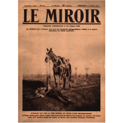 Le miroir publication hebdomadaire n° 61 / hussard tué sur la voie...