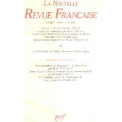 La nouvelle revue francaise n° 483 / EO numerotée sur velin ( n° 6 )