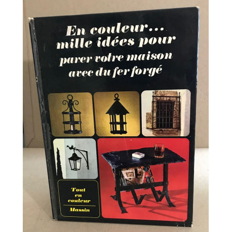 En couleur ... Mille idées pour parer votre maison avec du fer forgé