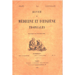 Revue de medecine et d'hygiene tropicales n° 1