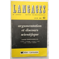 Argumentation et discours scientifique