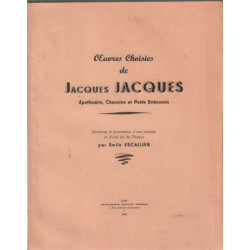 Oeuvres choisies de jacques jacques apothicaire chanoine et poete...