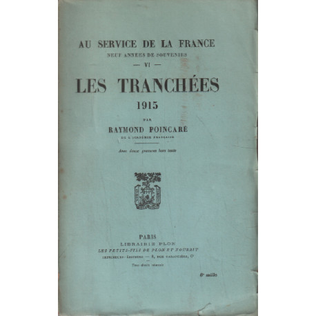 Les tranchées 1915