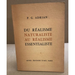 Du réalisme naturalisme au réalisme essentialiste