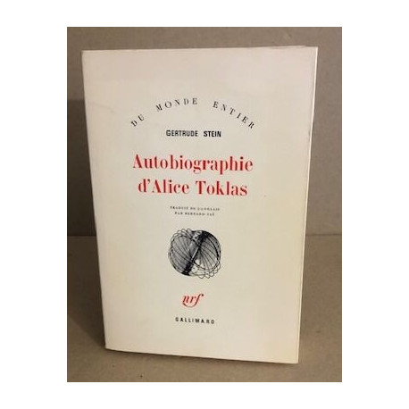 Autobiographie d'Alice Toklas