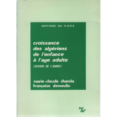 Croissance des Algériens de l'enfance à l'âge adulte ( region de...