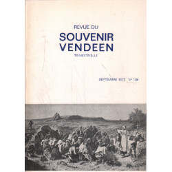 Revue du Souvenir Vendéen. Trimestrielle n° 104