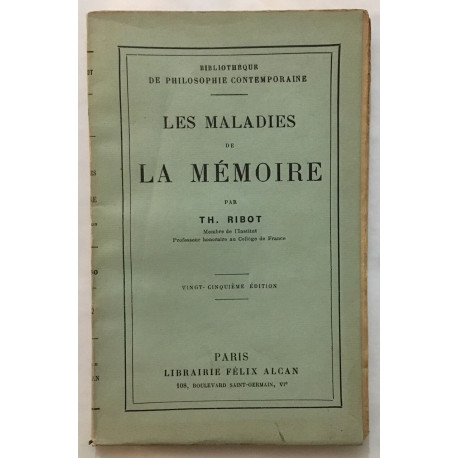 Les maladies de la mémoire