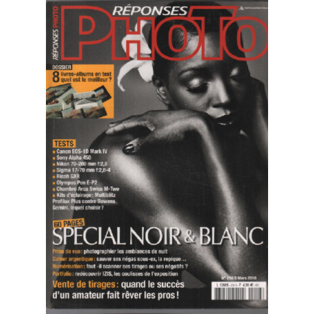 Spécial noir et blanc (60 pages) / revue réponse photo n° 216s