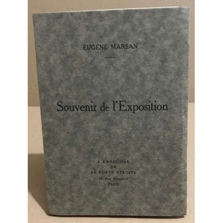 Souvenir de l'exposition // EO numerotée 487/570