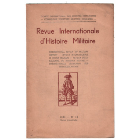 Revue internationale d'histoire militaire n° 13